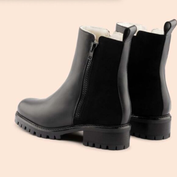 Maguire Shearling Lined Leather Winter Boots - Size 36 - Picture 2 of 8